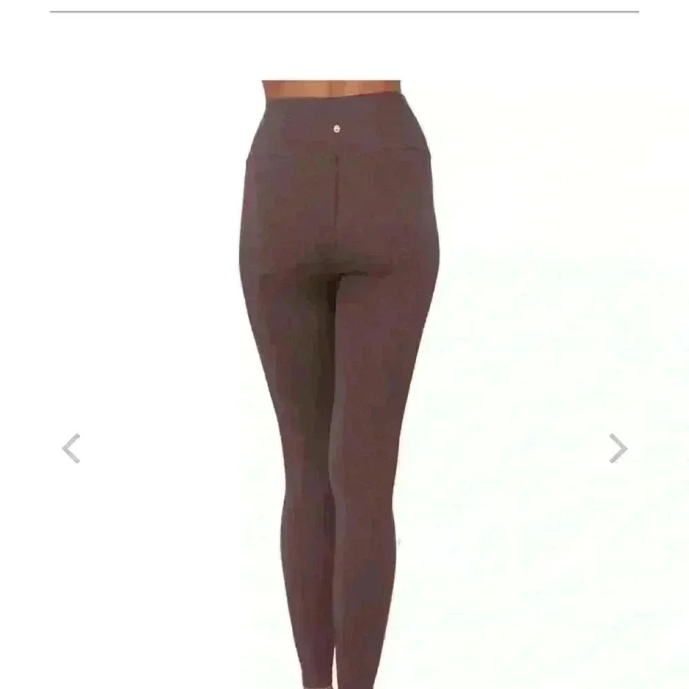 NWT SPIRITUAL GANGSTER love sculpt seamless 7/8 ruffle legs red maroon xs/s